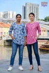 Ossm Style 198 Cotton Printed Casual Ladies Short Top Collection